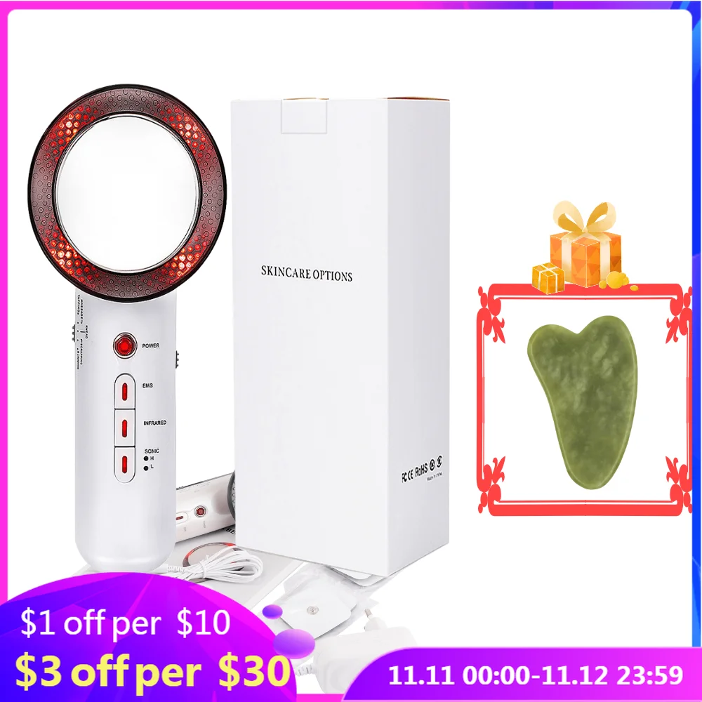 

Ultrasound Cavitation EMS Body Slimming Massager Lipo Fat Burner Machine Galvanic Infrared Ultrasonic Weight Loss Facial Lifting