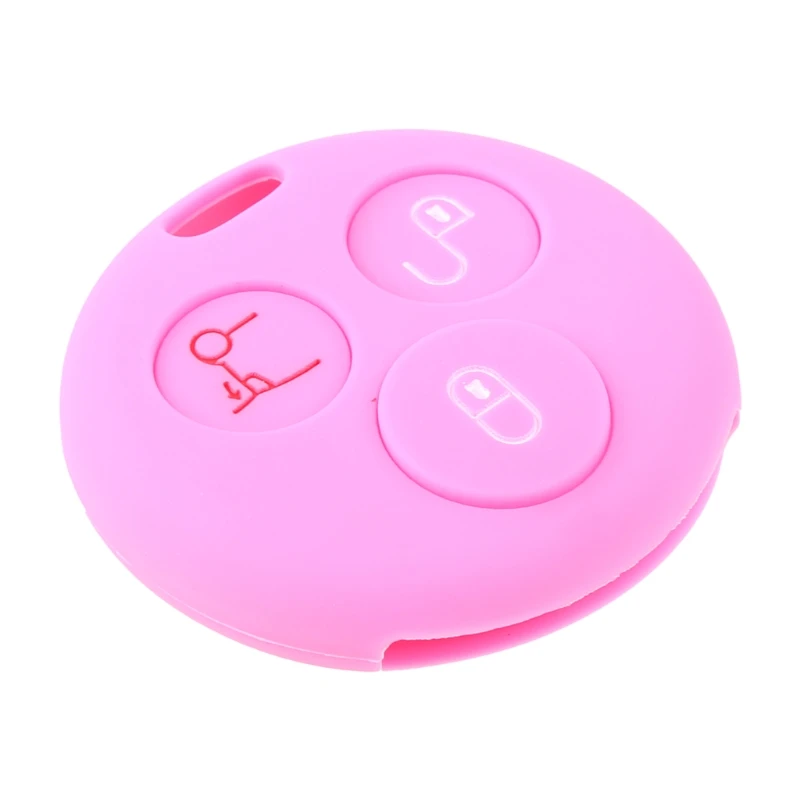 

Силиконовый чехол для ключей от машины чехол подходит для Benz Smart City Roadster для двух 3 кнопок