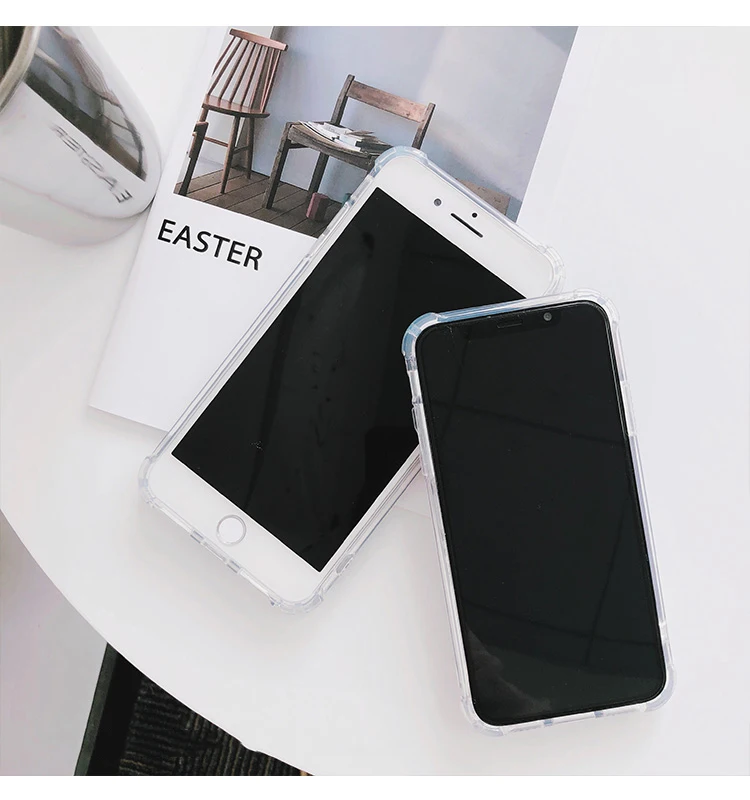 Противоударное Зеркало чехол для телефона для iphone 6s 6 7 8 plus X XR XS Max Симпатичные, из мягкого ТПУ чехол для samsung S8 S9 S10E Plus Note 9 8 funda