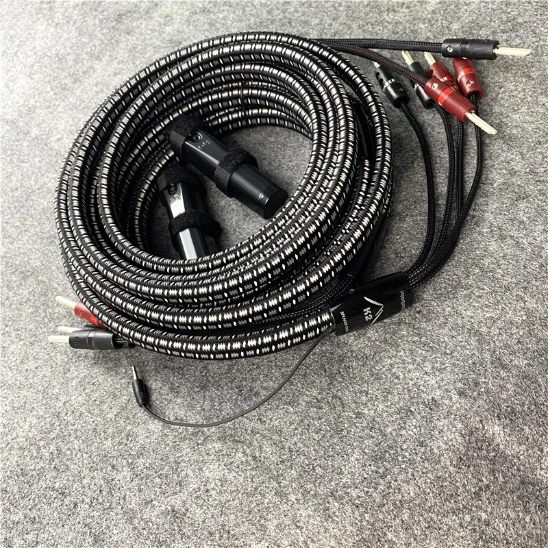 HiFi аудио K2 динамик кабель 72 в DBS поверхность серебристый двухпроводной провод