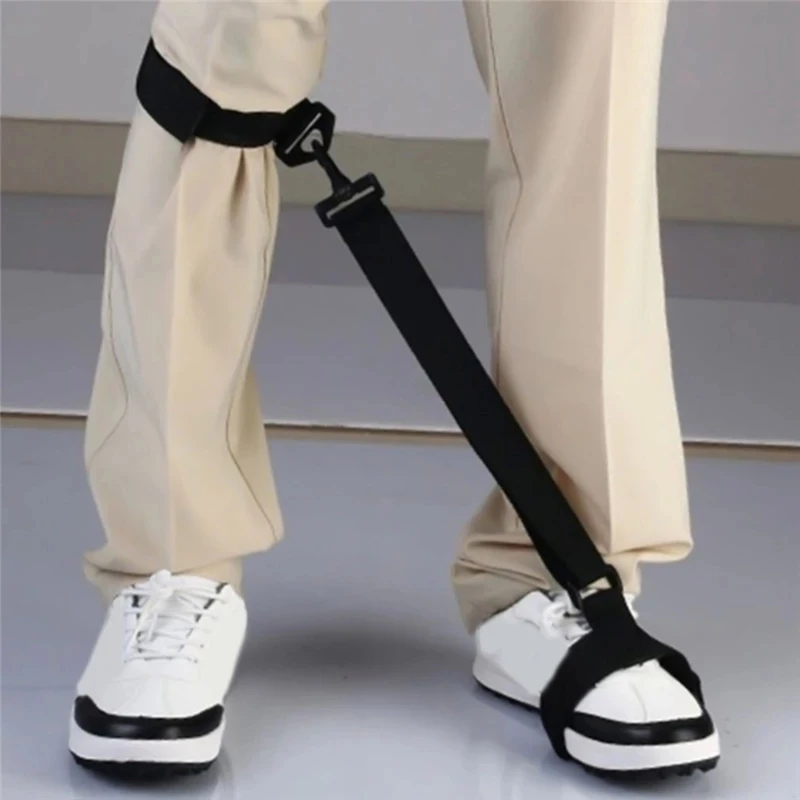 

Golf Smooth Swing Training Aid Leg Posture Motion Practice Support Belt Correction Belt
