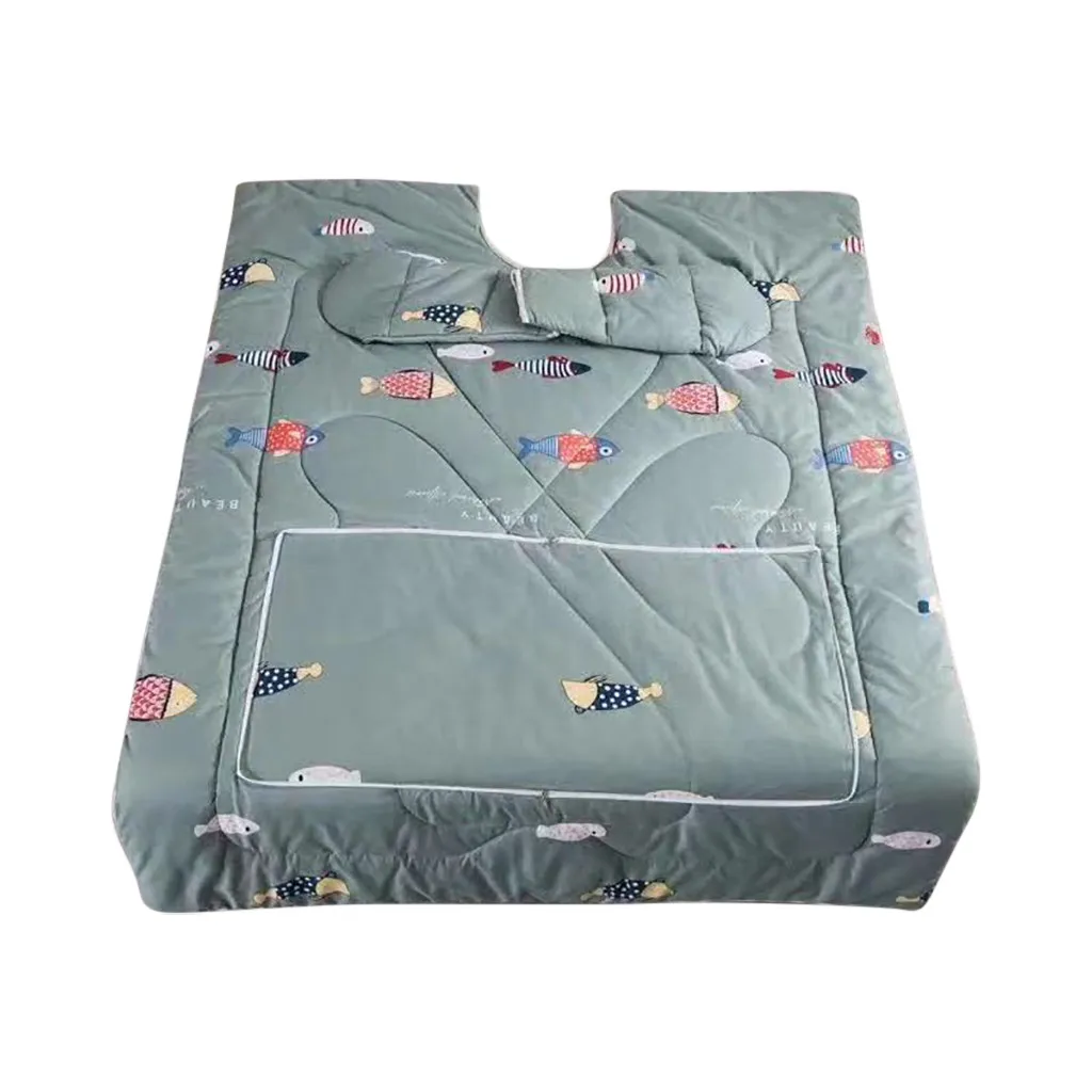 Multifunction Winter Lazy Quilt With Sleeves Warm Thickened Washed Pillow Blanke christmas halloween decorations home navidad | Дом и сад