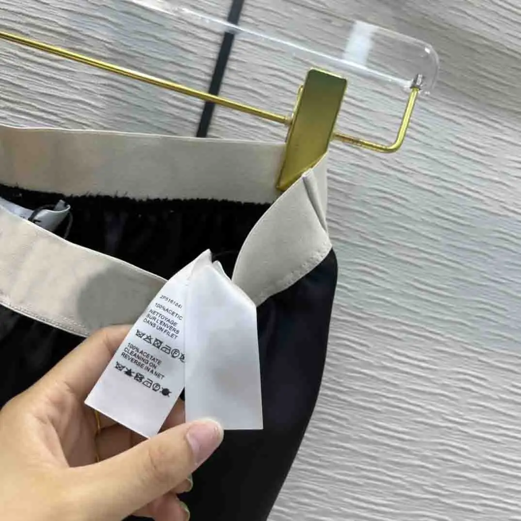 

Luxury Brand Acetate Shorts Waist Contrast Letter Offset Printing Webbing Stitching Sports Version Casual All-match Hot Pants