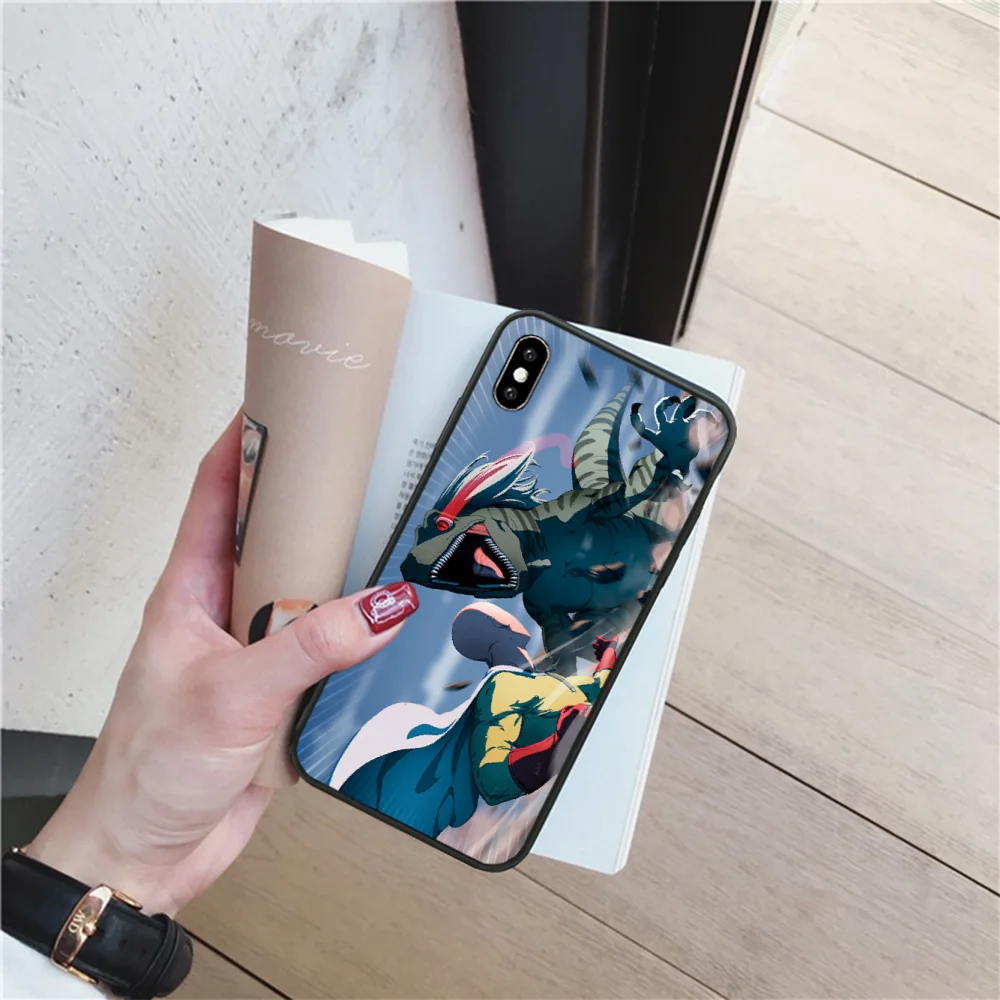 Чехол для телефона iPhone 8 7 plul 11 pro XS MAX 6 6S Plus X 5 5S SE XR Обложка OFFeier One Punch Man Сайтама