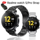 Ремешок для Realme watch S Pro, металлический быстросъемный ремешок из нержавеющей стали, ремешки для часов