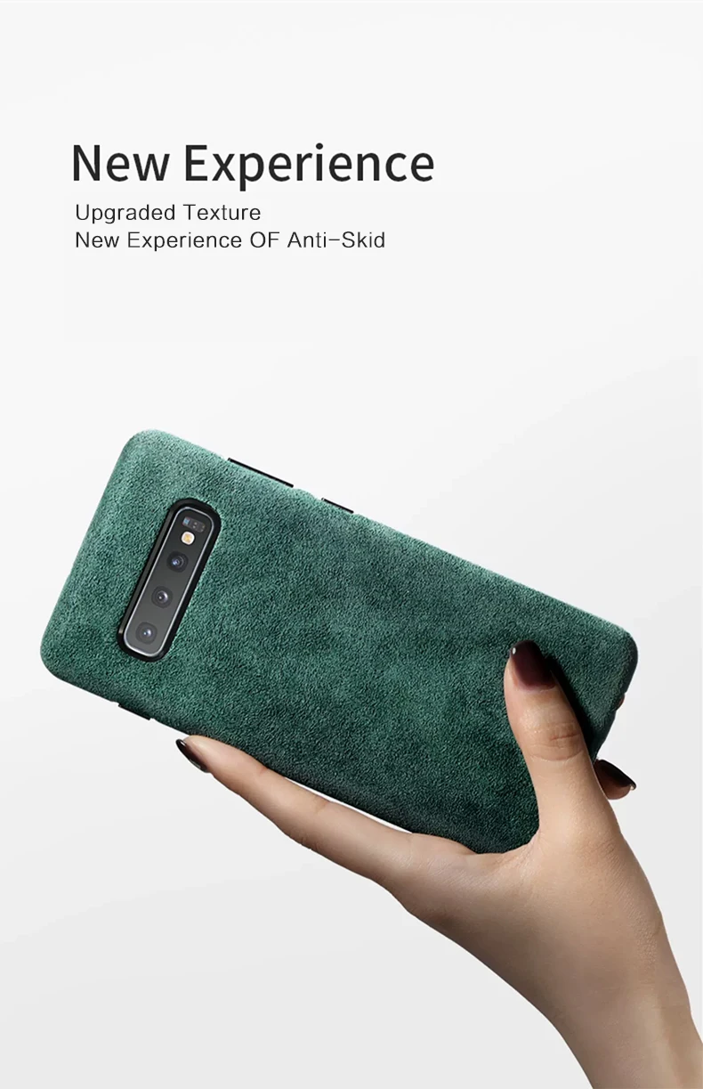 SanCore для SamSung GALAXY S10/S10+ чехол для телефона ALCANTARA модный кожаный чехол с полной защитой Роскошный деловой чехол для телефона Sue