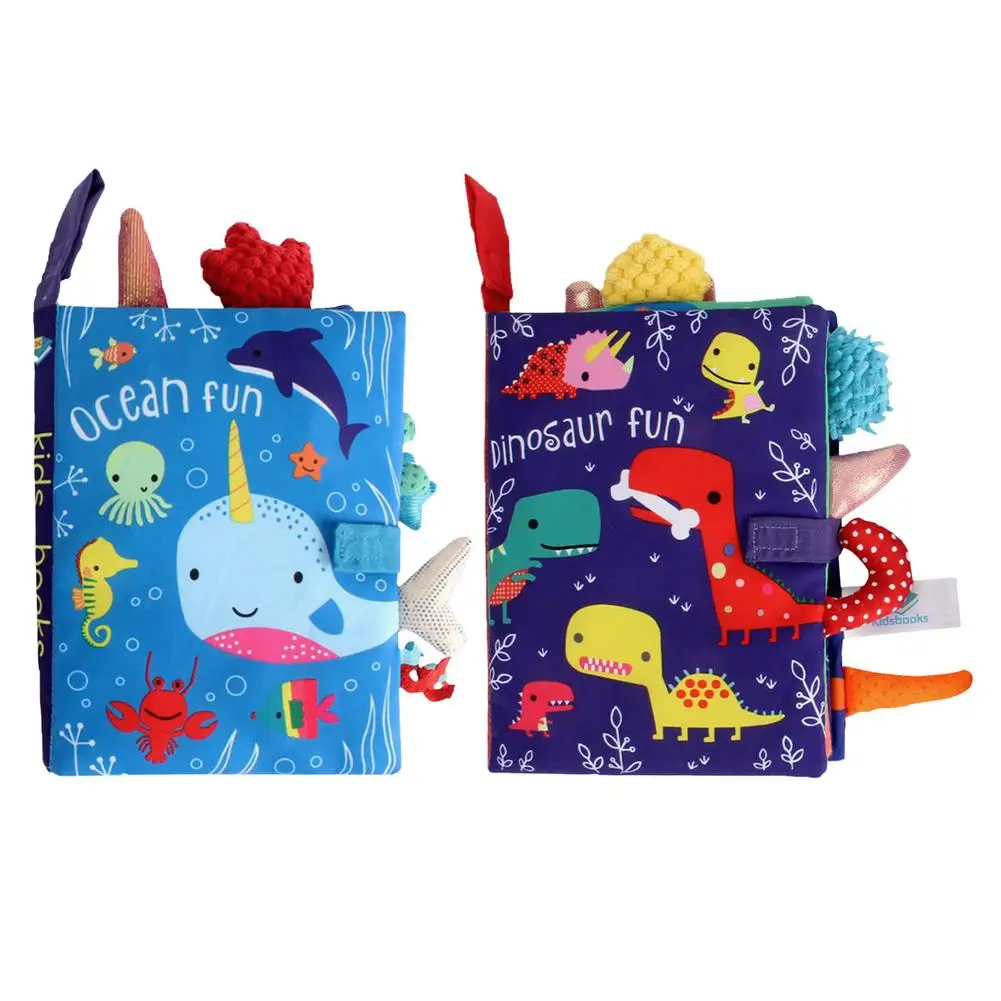 

Baby Cloth Book Soft Early Education Sensory Toy for Toddlers baby cloth book