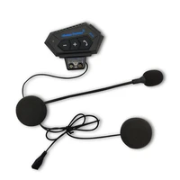 motorcycle bt helmet headset wireless hands free call kit stereo anti interference waterproof music player speaker