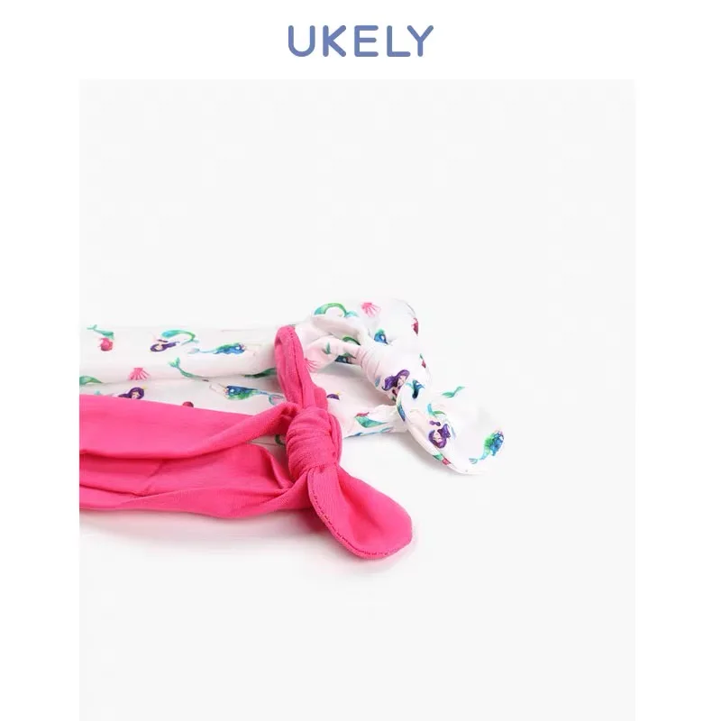 3Pcs Baby Headband Cute Rabbit Ear Neonata Bow Flower Elastic Bandanas Girls Headbands Children Turban Hair Accessories Set | Детская