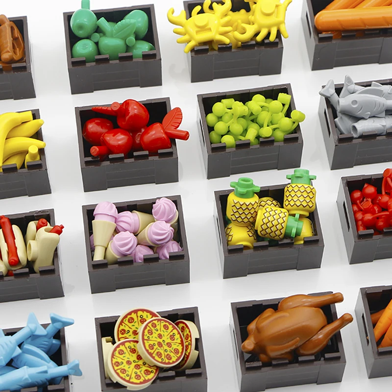 Конструктор Друзья еда|Блочные конструкторы| |