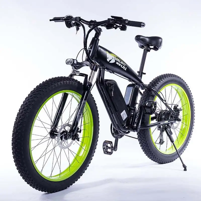 Online Elektrische Bike 1000W 4,0 Fett Reifen Elektrische Fahrrad Beach Cruiser Bike Booster Fahrrad 48v 15AH Lithium-batterie Ebike