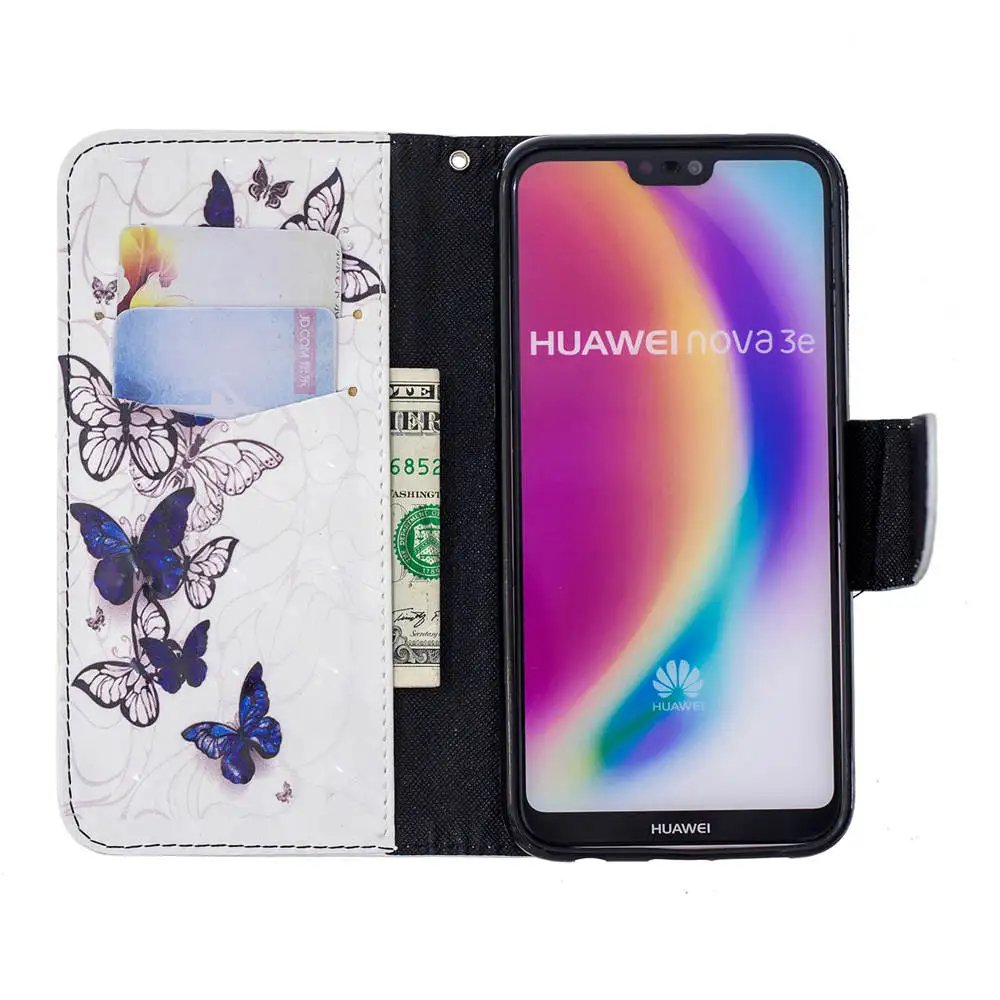 3D флип-чехол для телефона s для huawei P20 Lite P30 Pro Чехол для huawei P30 P20 mate 20 30 Pro P10 Lite чехол кожаный кошелек