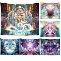 mandala tapestry printed wall hanging for living room animal home wall decoration witchcraft home decor wall tapestry