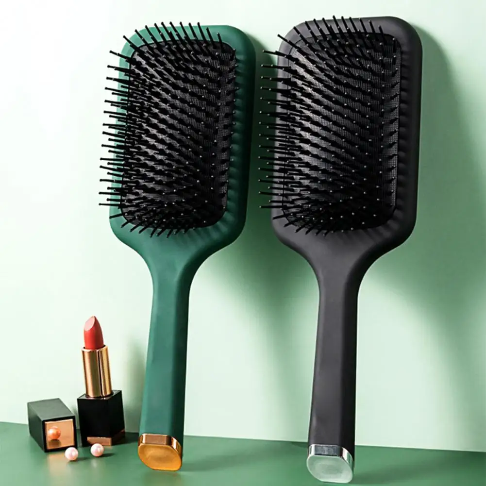 

Women High Rebound Anti-slip Plastic ABS Handle Hair Dust Remover Comb for