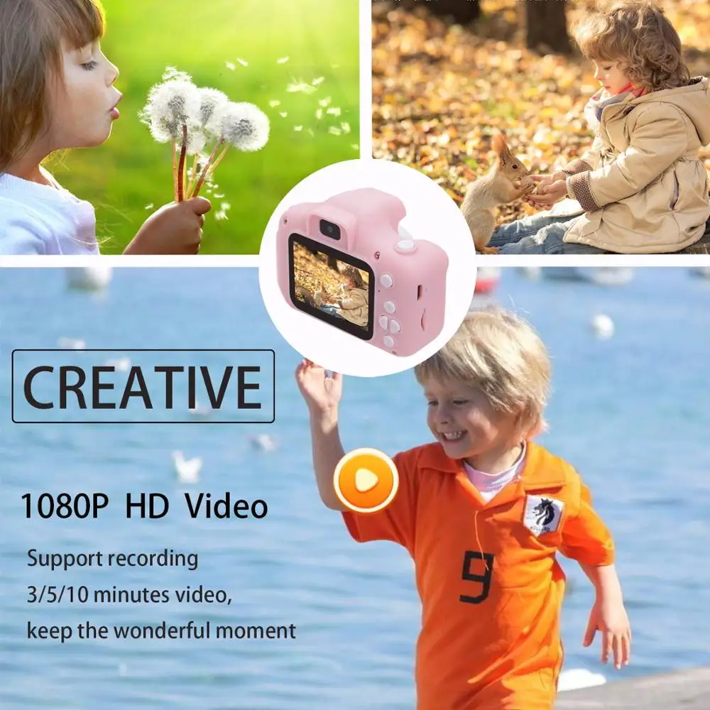 Детская цифровая камера для девочек ЖК HD экран подарки мальчиков детская