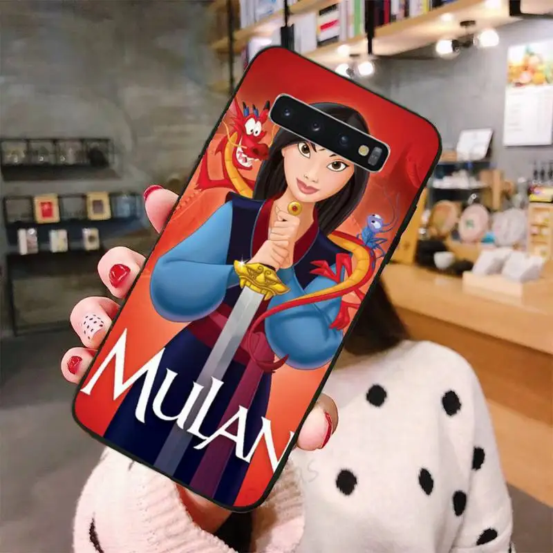 

Cartoon Mulan Anime Phone Case For Samsung A50 A51 A71 A20E A20S S10 S20 S21 S30 Plus ultra 5G M11 funda shell