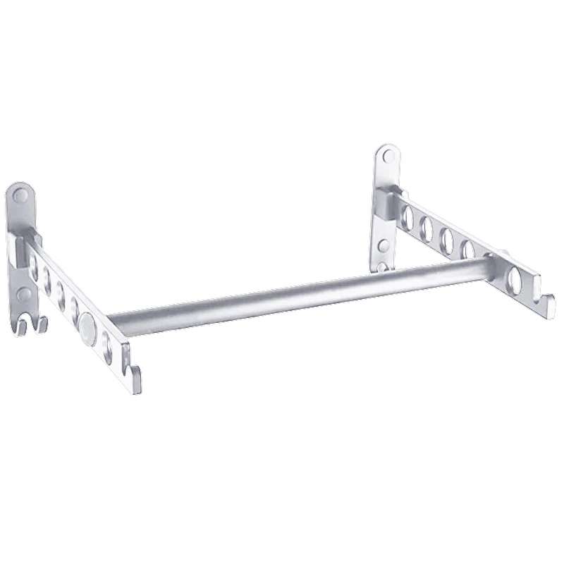 

Wall Mount Clothes Hanger Rack Retractable Clothes Rack Wall Hangers For Clothes Closet Organizers And Balcony