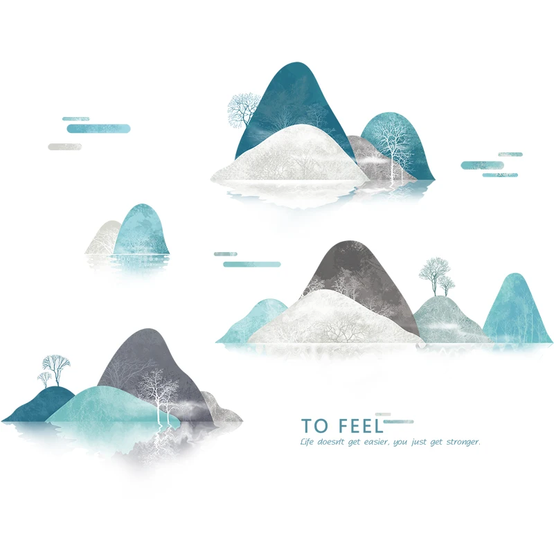 

Cartoon Dreamy Wall Stickers Living Room Bedroom Vinyl Wall Decals Creative Home Decor Wallpaper Murals