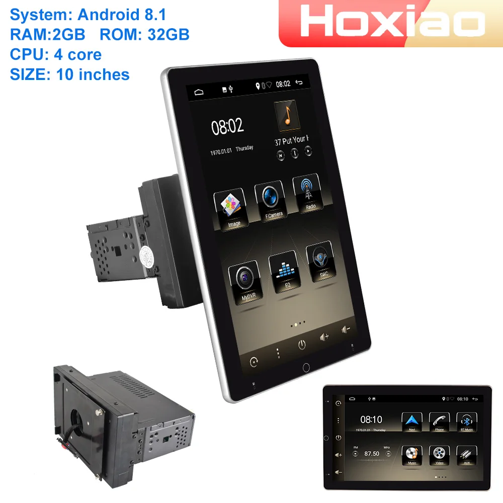Универсальный Автомобильный мультимедийный видеоплеер Android 8 1 с сенсорным