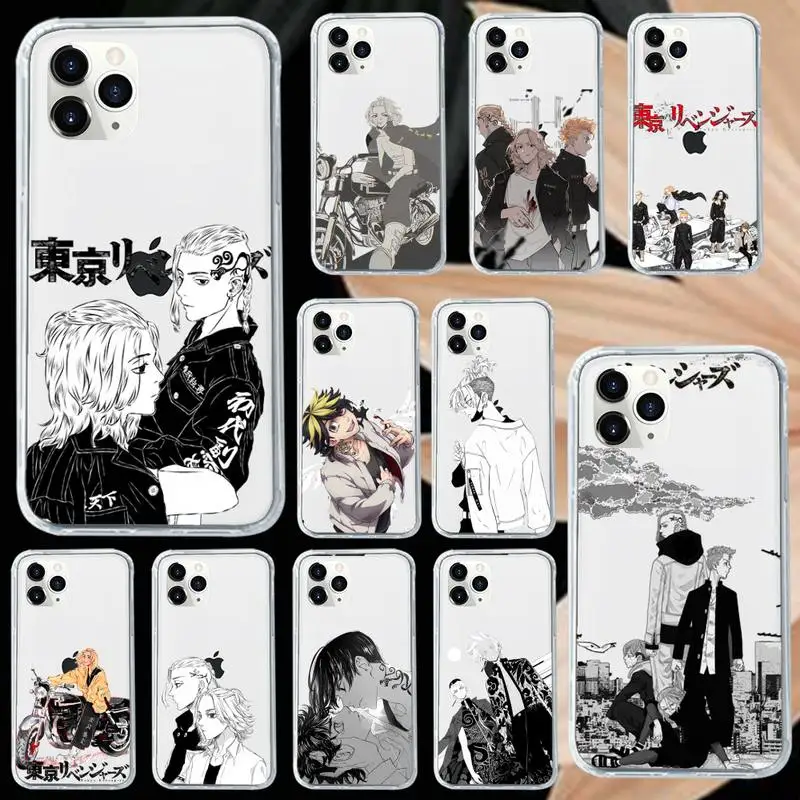 

Tokyo Revengers manjiro sano anime phone cases Transparent soft For iphone 5 5s 5c se 6 6s 7 8 11 12 plus mini x xs xr pro max