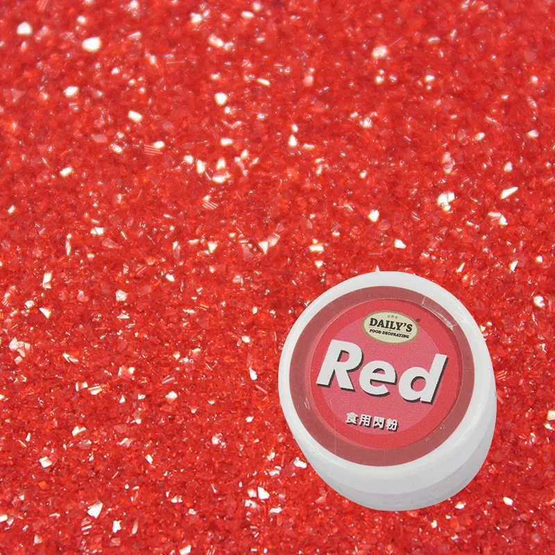 100 г красный съедобный сбрызгиватель выпечка сахар леденец шоколадная помадка