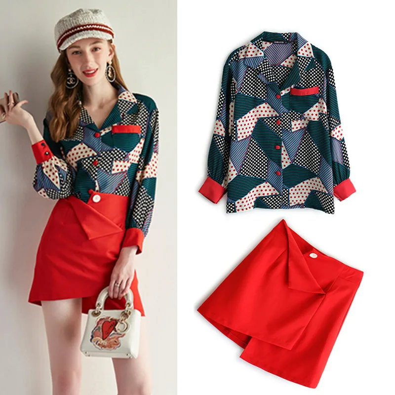 Женские модельные футболки Блузы с длинным рукавом и отложным воротником топы