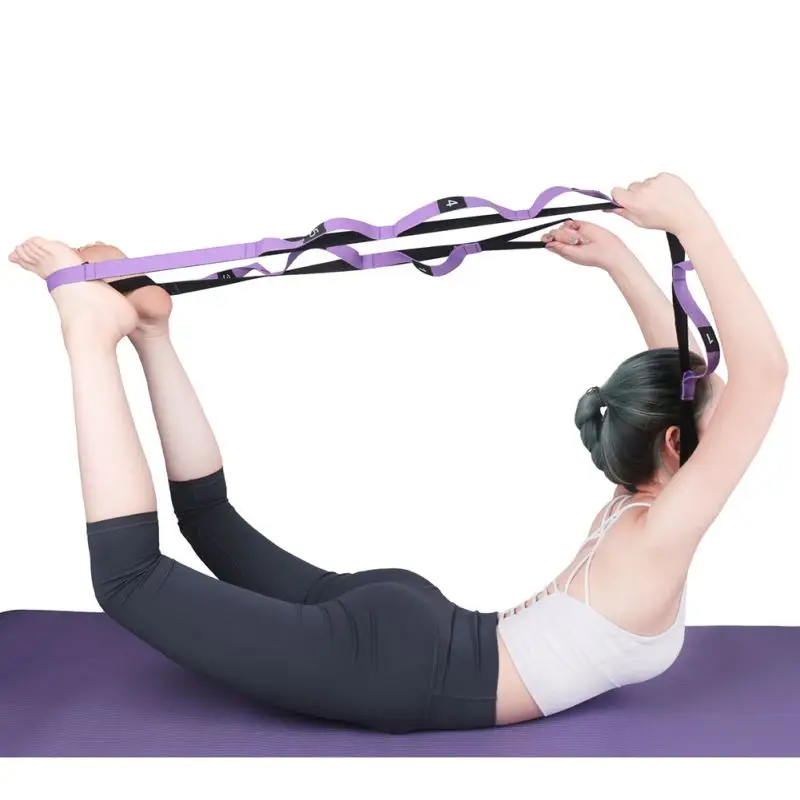 

Yoga Stretch Strap Aerial Anti-Gravity Rope with Grip Loops Fitness Equipment Sports