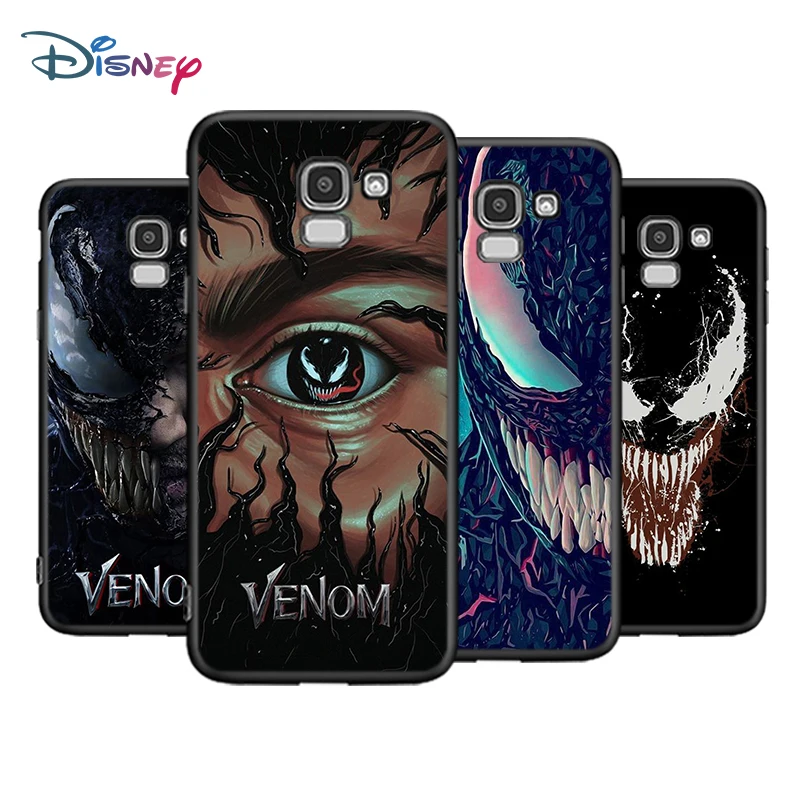 

Black Soft Villain Marvel Venom For Samsung Galaxy J8 J7 Duo J6 J5 Prime J4 Plus J3 J2 Core 2018 2017 2016 Phone Case