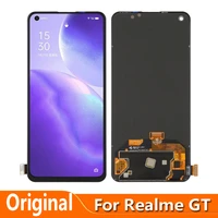 original 6 43 for realme gt rmx2202 lcd display touch screen digitizer assembly replacement parts