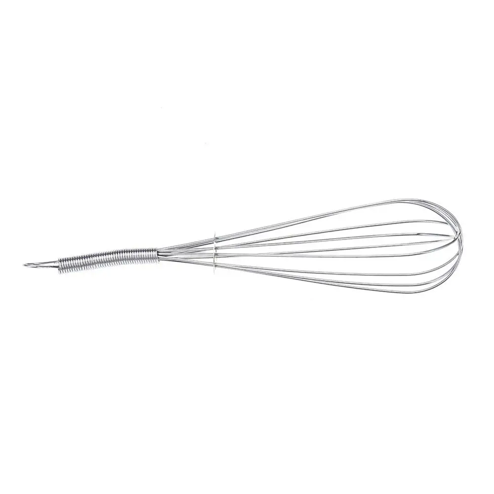 

1pc 5 Wires Manual Egg Beater Stainless Steel Balloon Wire Whisk Egg Stirring Cream Butter Whisk Mixer for Kitchen Baking Tools