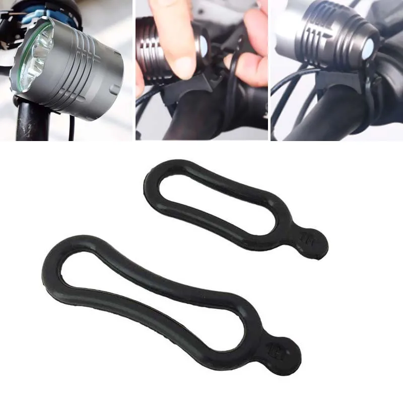 

WasaFire 2* Rubber Bands PVC Ring XM-L T6 Q5 LED Headlamp Bicycle Light Torch Bike Light Accessories Cycling Riding Holder Strap