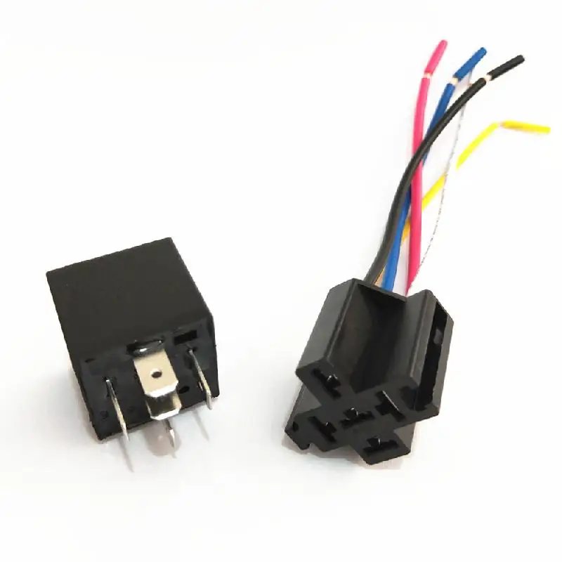 Автомобильное реле SPDT 10 шт. 12 В постоянного тока 4 контакта провода/5 контактов 5