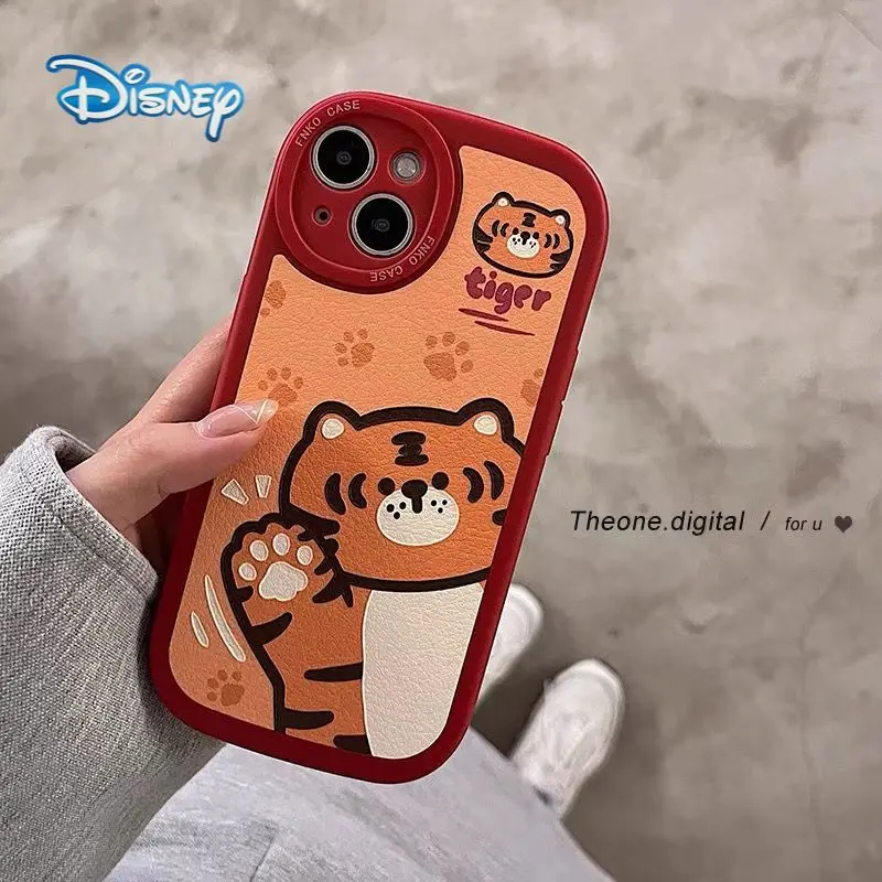 

2022 Disney Cartoon Phone Case for iPhone 13 Promax 13Pro 12 12Pro 11 Pro X XS Max XR 7 8 Plus Kawaii Tiger Covers New Year Gift