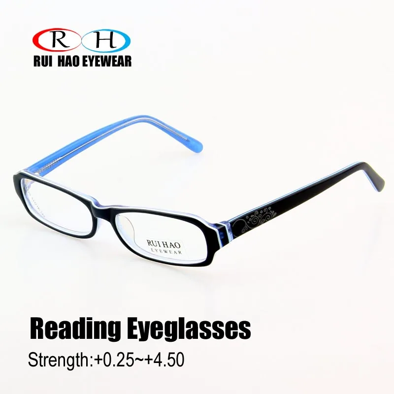 Rui Hao очки для чтения прозрачные линзы из смолы прямоугольные пресбиопические с