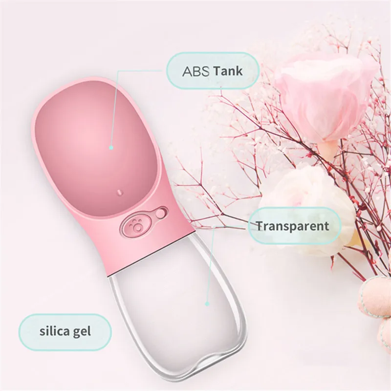 Бутылка для воды домашних питомцев портативная миска питья щенков кошек