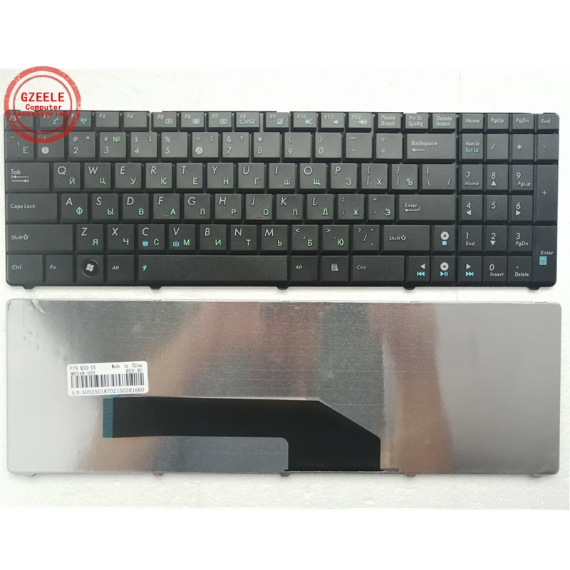 Русская клавиатура для ноутбука ASUS K50IJ K50 K50A K51 K60 K61 K62 P50 P50IJ K70 K70IJ F90 F90SV X5D F52 F52A X5DC X70IL