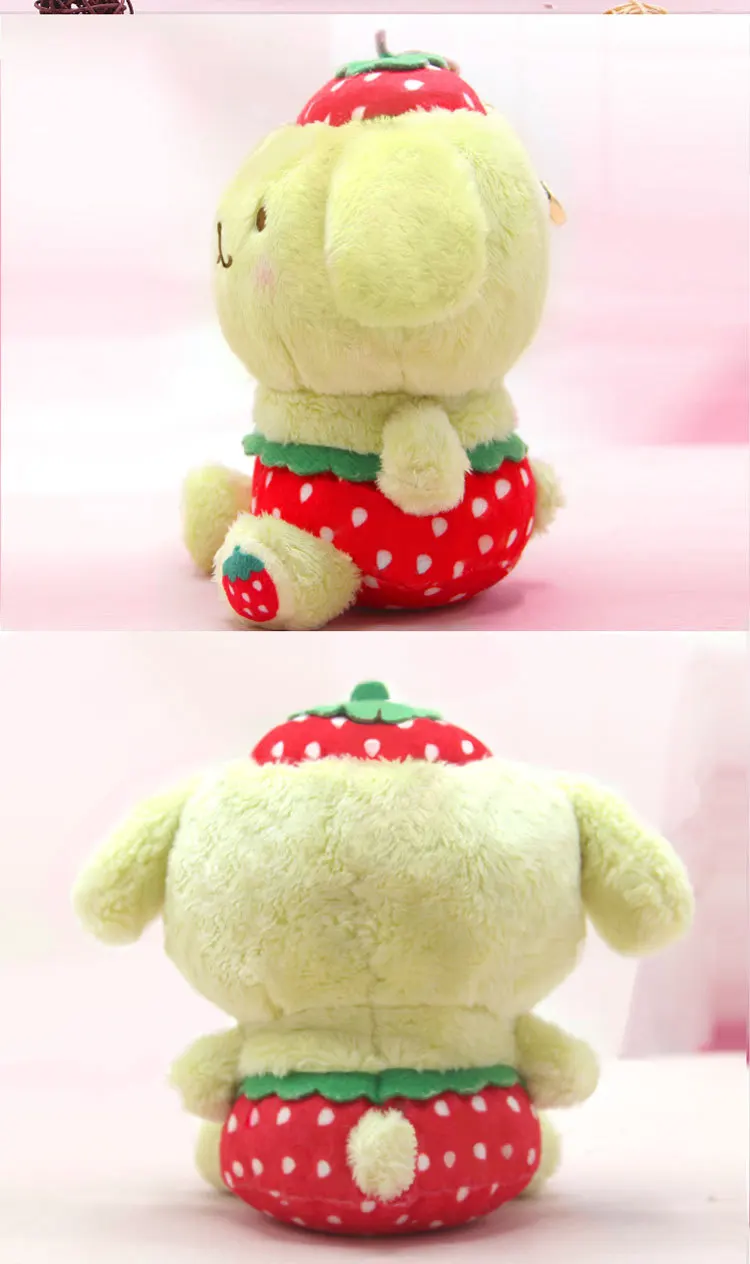Японская веб-звезда ins sanrio Клубника HelloKitty Cinnamoroll плюшевые игрушки Мелодия плюшевый кулон пудинг PC Собака висячая пряжка