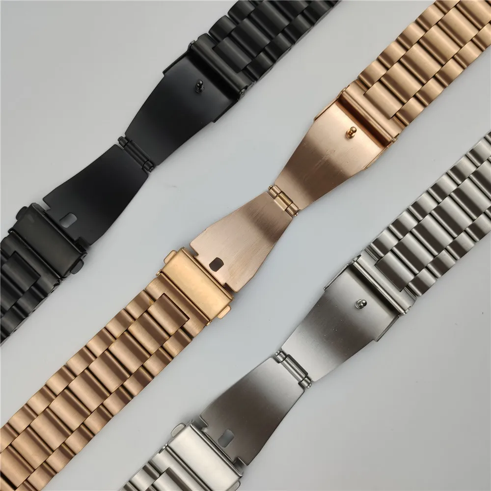 

Metal Strap for Apple Watch 6 SE Band Series 5 4 40mm 44mm Business Stainless Steel Wristband iwatch SE 6 3 38MM 42MM Bracelet