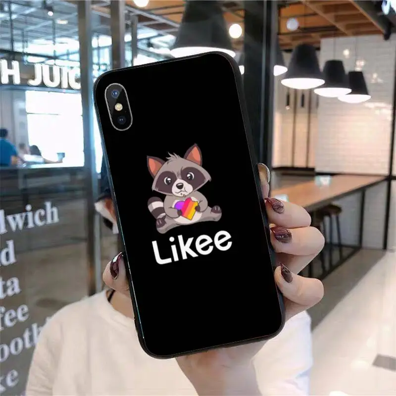

fashion Likee cat bear love heart Phone Case for iPhone 11 12 pro XS MAX 8 7 6 6S Plus X 5S SE 2020 mini