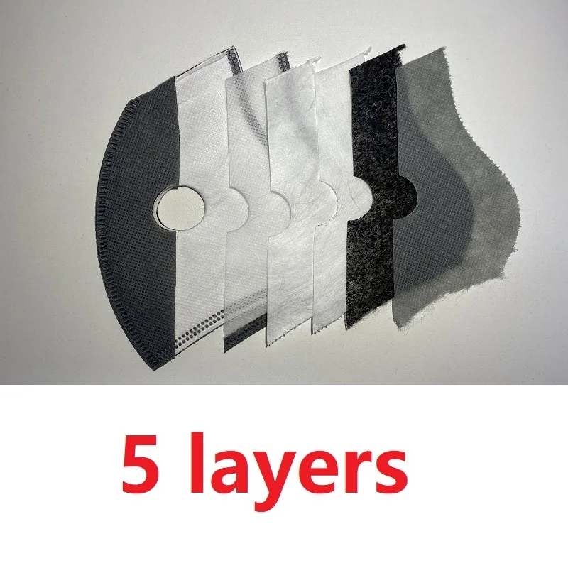 Синьтаун Углеродный фильтр 3 шт. активированная Пылезащитная велосипедная маска