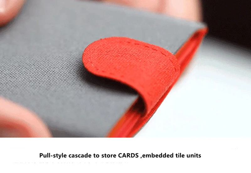 Кожаный мини кошелек для кредитных карт DAX мужчин и женщин тонкий портативный