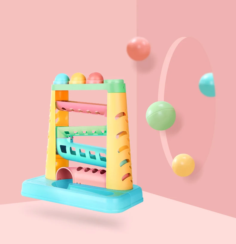 baby rattle Beiens Baby Beat игрушки звук стучит Beat Мячи Детские ранние образовательные математические игрушки Красочные ударные Мячи подарки для детей - Цвет: baby rattle