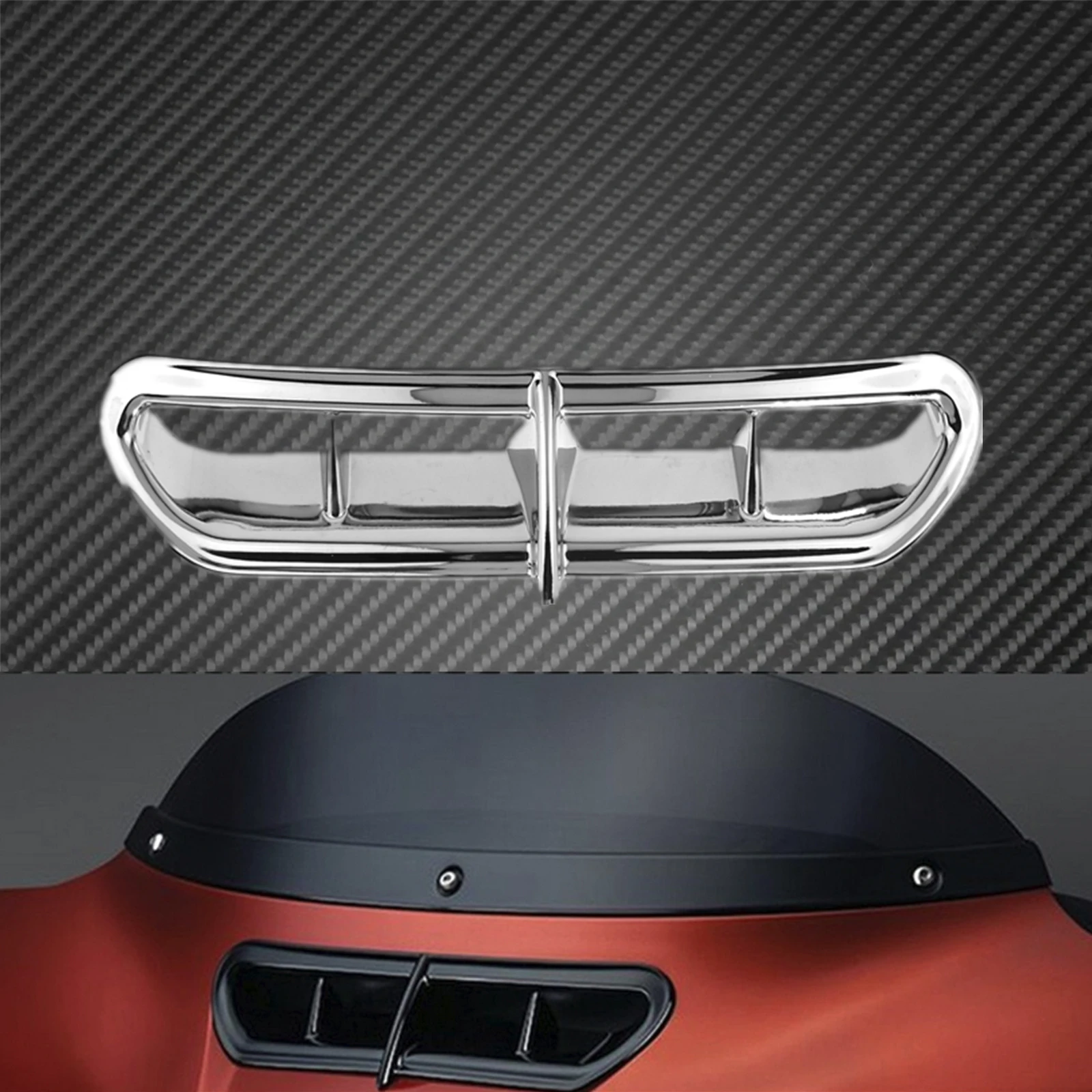 Мотоциклетный передний Пластиковый обтекатель Vent Accent Чехол для Harley Touring Street Glide