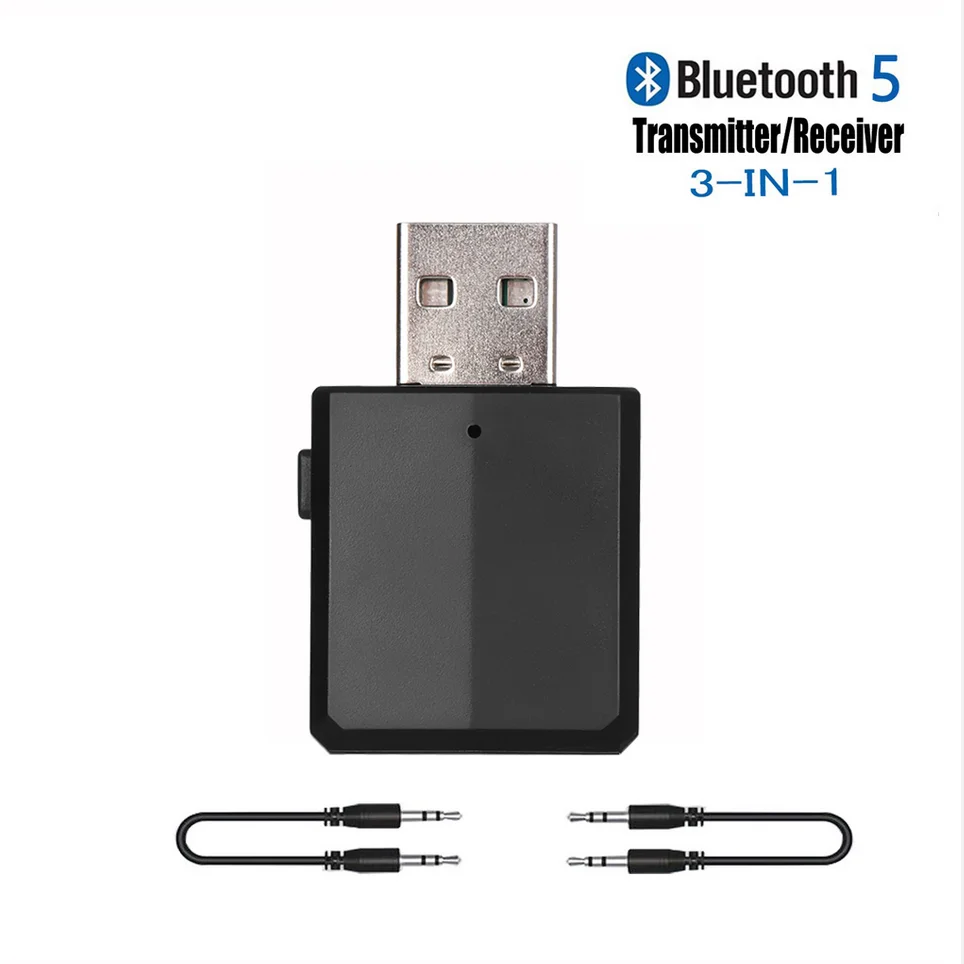 USB Bluetooth 5 0 3 в 1 передатчик приемник мм AUX для ipad ТВ ПК наушники дома стерео