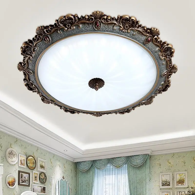 Светодиодный свет потолочного номер плафон лампа с плафоном Винтаж дома