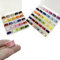 40 hot sales 2536 colors transparent sewing thread spool bobbin box storage organizer holder