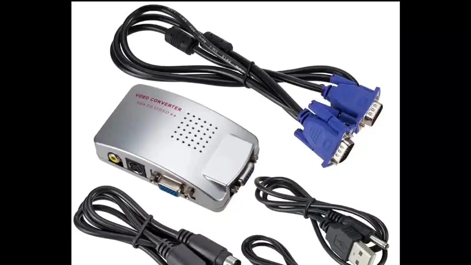 Универсальный преобразователь сигнала NTSC PAL VGA для ТВ AV RCA композитный