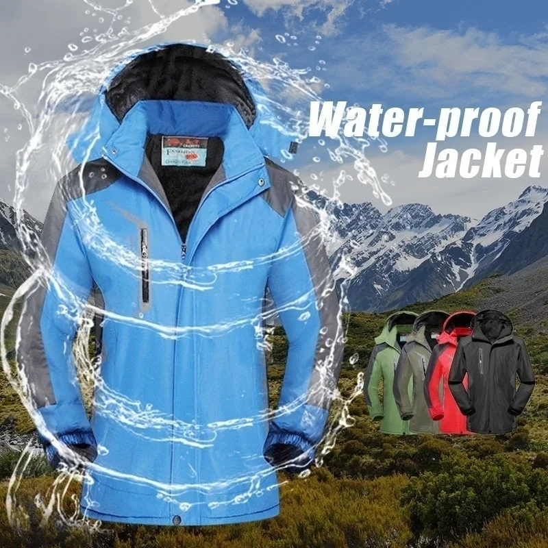 Осенне зимняя мужская уличная водонепроницаемая куртка походные куртки для