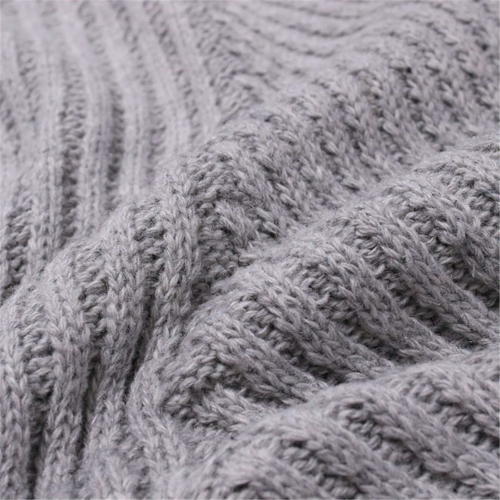 Мужской вязаный свитер осень-зима теплый однотонный Повседневный облегающий с