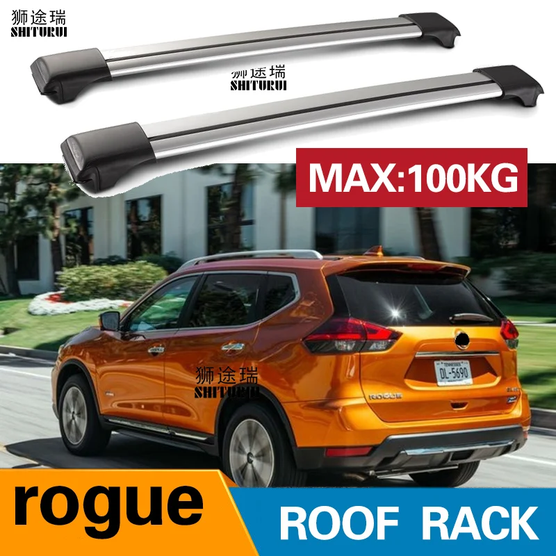 HITURUI 2 шт штанги на крышу для NISSAN rogue 2018 2019 SUV алюминиевый сплав боковые поперечные